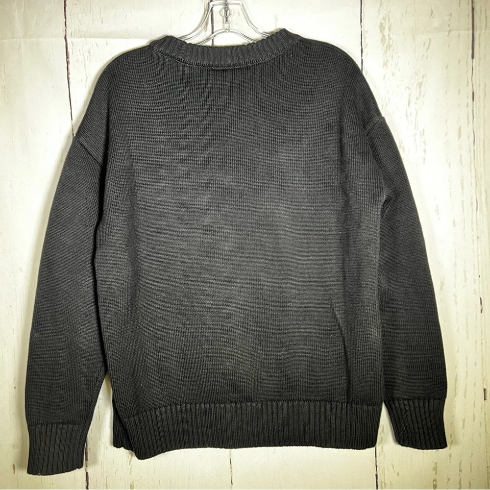 Strxngers Heavy Punk Graphic Crewneck Pullover Knit Sweater HTF RARE Size Small - Picture 5 of 10